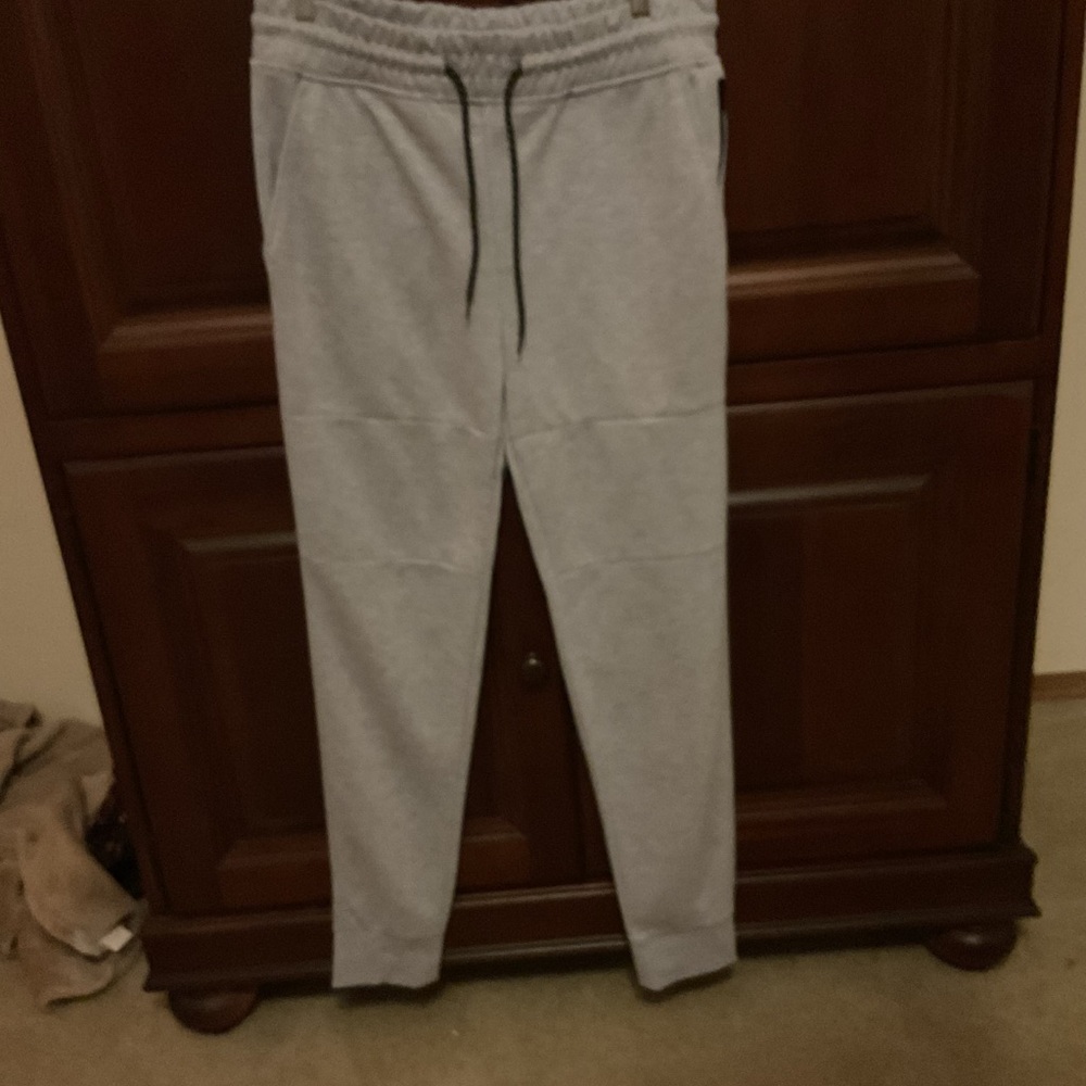 Women's Gray Joggers with Drawstring